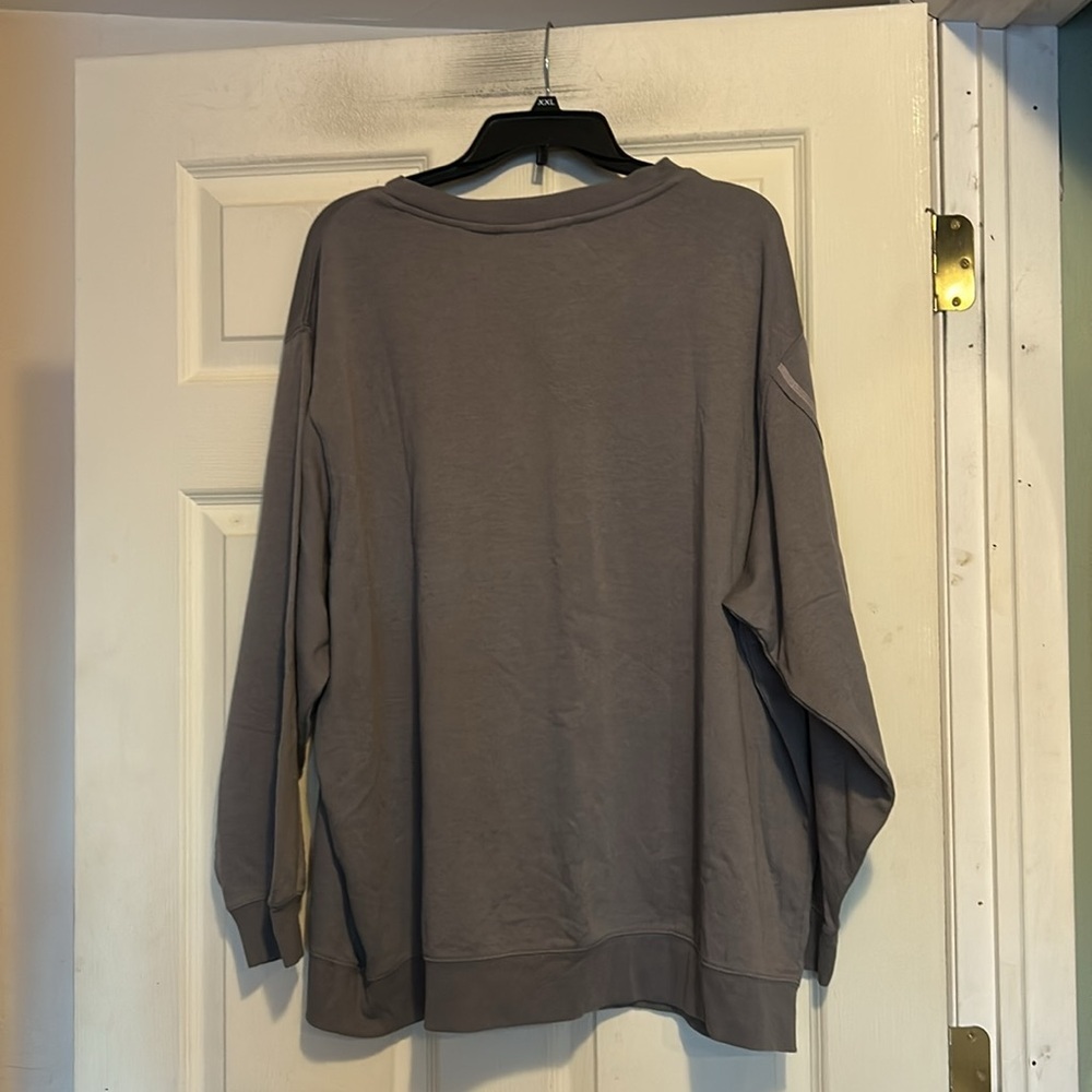 Seven7 Sweatshirt Size XXL Gray Athleisure Casual - Picture 7 of 7
